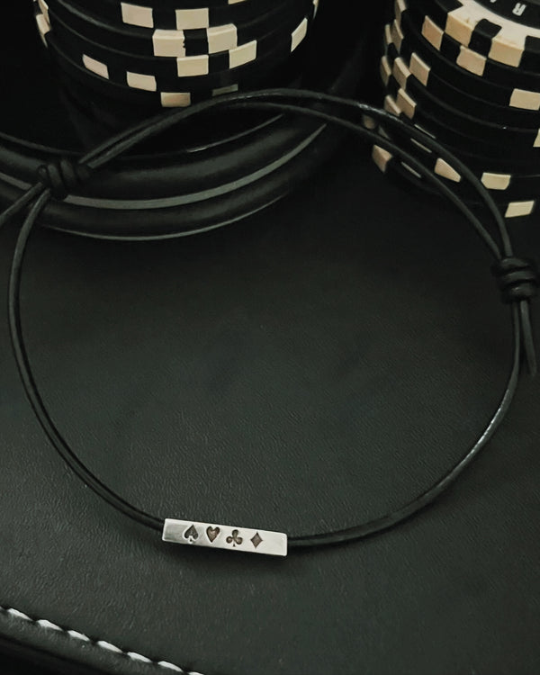 Black Leather Bracelet