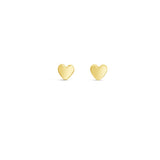 Heart Studs - Yellow Gold Vermeil