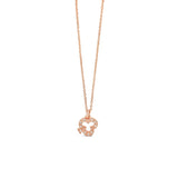 On Tilt Club Necklace - Rose Gold Vermeil & Diamonds