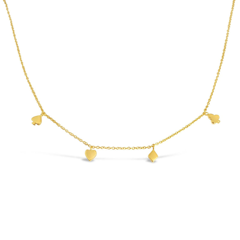 Charm Necklace - Yellow Gold Vermeil