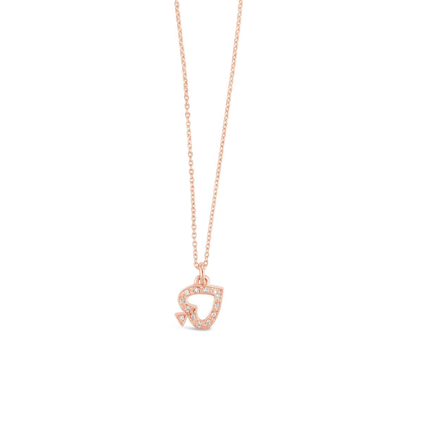 Diamond on sale spade pendant